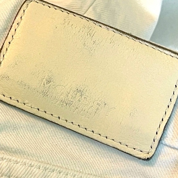 Moussy Velma White Jeans Skinny Distressed Mid rise 5 pocket Made in Japan 6/28 - Picture 9 of 13